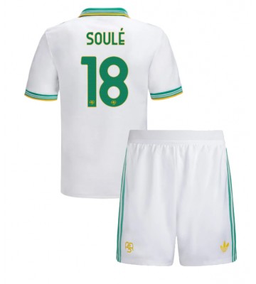 AS Roma Matias Soule #18 Tredjetrøje Børn 2025-26 Kortærmet (+ Korte bukser)